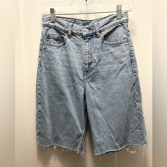 DR Denim Echo Shorts - Light Blue Size 25 - Picture 3 of 10